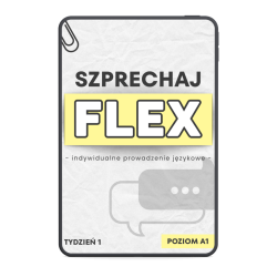 mockup Szprechaj FLEX A1